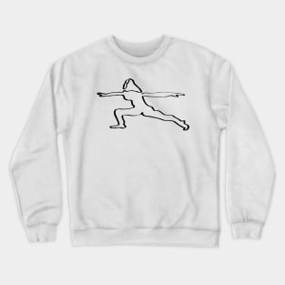 Yoga, Yogi, Warrior - Oneliner Crewneck Sweatshirt